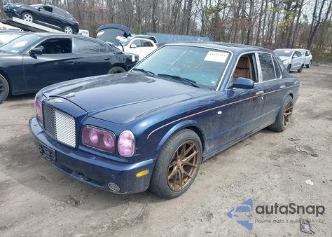 2003 Bentley Arnage T z USA, uszkodzony, nr VIN SCBLF34F23CX09384